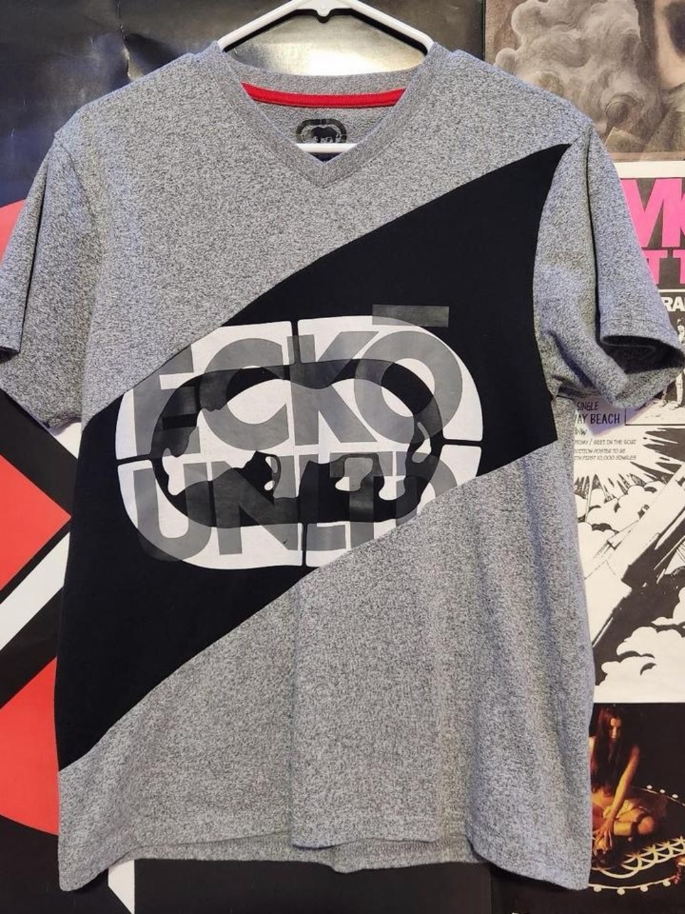 Y2k cyber grunge style Ecko unltd shirt